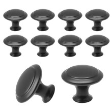 Knobs compatible doors and drawers - 27mm 10-pack Black_SPECIAL GIFTS_Surprise Gift