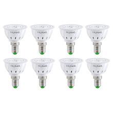 LED Grow Light E14 - 60 Bulbs Full Spectrum Grow Light, compatible Flowers Hydroponic Seeds Organic Plants 8 Pcs Set_Special Gifts_Surprise Gift
