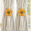 Curtain Tiebacks 2PCS Flower Tassels Drape Holdbacks For-Green 5