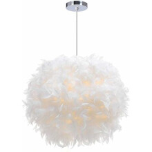Creative Chandelier Feather Ceiling Lamp Children's Room Cafe Bar_Surprise Gift
