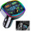 Trasmettitore FM Bluetooth per auto, accessori per auto Bluetooth 5.0, vivavoce Bluetooth per auto, adattatore musicale Bluetooth per auto, 2 USB + T 1