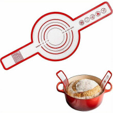 Silicone Baking Mat compatible Dutch Oven, Silicone Bread Lifter with Long Handles, Reusable Baking Accessories compatible Sourdough Bread_SPECIAL GI