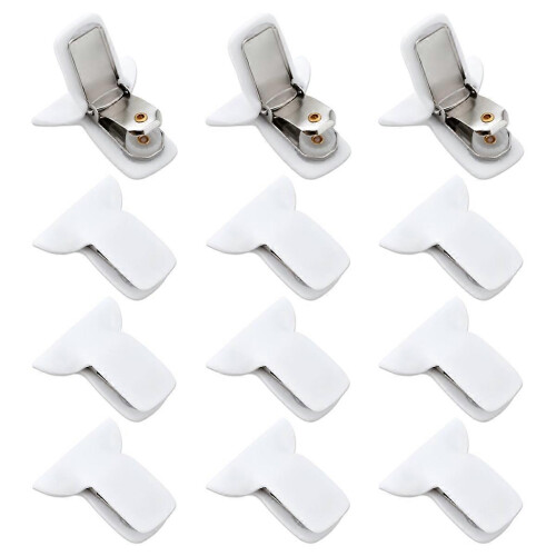 12 clip per coperte compatibili con coperte interne, fermacoperte resistenti, fermacoperte in schiuma e metallo, coperte imbottite_Regali speciali_Bi