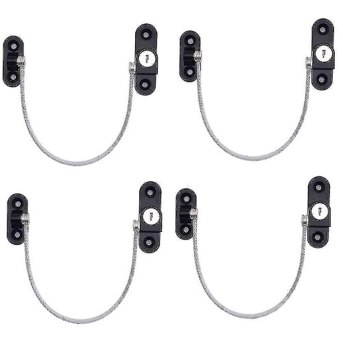 pcs window limiters, window limiters, childproof window locks, window locks, door locks -_Black_Surprise Gift