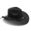 Western Cowboy Top Hat Felt Hat Black_Surprise Gift 4