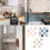 10PCS Selves Adhesive Wall Tile Sticker Thick PET-YJC0397 4
