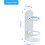 2-pack electric toothbrush holder on the wall (white)_Surprise Gift 3