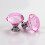 6pcs Crystal Door Knobs, Drawer Knobs, Diamond Knobs with Screws compatible Home, Kitchen, Office, Drawer Decoration, Pink, 30mm_SPECIAL GIFTS_Surpri 3