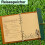1 pc leather notebook - green - gift box_Surprise Gift 2