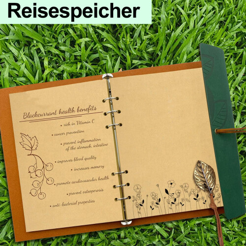 1 pc leather notebook - green - gift box_Surprise Gift 1