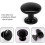 20 pcs door knobs drawer knobs 30 mm vintage handles cabinet cupboard knobs compatible kitchen cabinets (black)_Surprise Gift 2