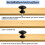 20 pcs door knobs drawer knobs 30 mm vintage handles cabinet cabinet knobs compatible kitchen cabinets (black)_SPECIAL GIFTS_Surprise Gift 5