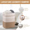 Spacious Cotton Cord Storage Box For Blankets Items And-B 3