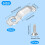 100 pcs strips compatible LED strips, connection clamp compatible LED strips_Surprise Gift 2