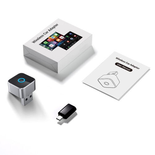 Ottocast Mini Cube Wireless CarPlay Adapter Android Auto Car Connection Box CP88-M_Surprise Gift 1
