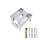 8x8 Deck Post Base Constructed From Galvanized Steel Featuring 1