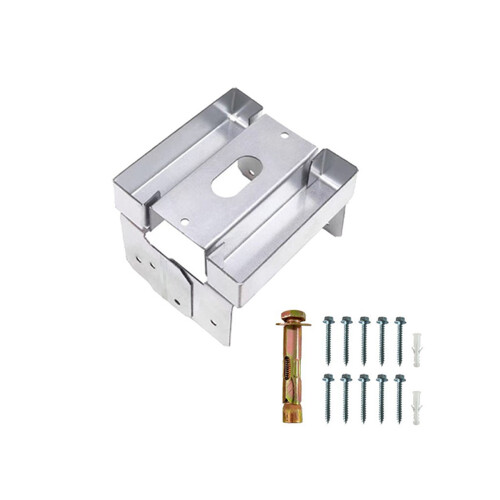8x8 Deck Post Base Constructed From Galvanized Steel Featuring
