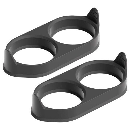 Double Pack Heat Resistant Eggs Cooking Rings Great for-Gray