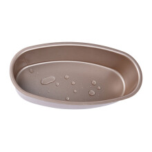 Ellipse Cheese Cake Mold Carbon Steel Oval Bread Pan Nonstick