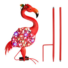 Artistic Metal Bird Solar Light 30 LED For-Colorful light