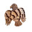 Handcrafted Wooden Bird Design Serving Tray With Protective 1