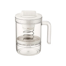 Yogurt Strainer With Rotatable Base Whey Separator-White