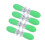 Heatproof Nonrust Steel Corn Holders With Nonslip-Green 1