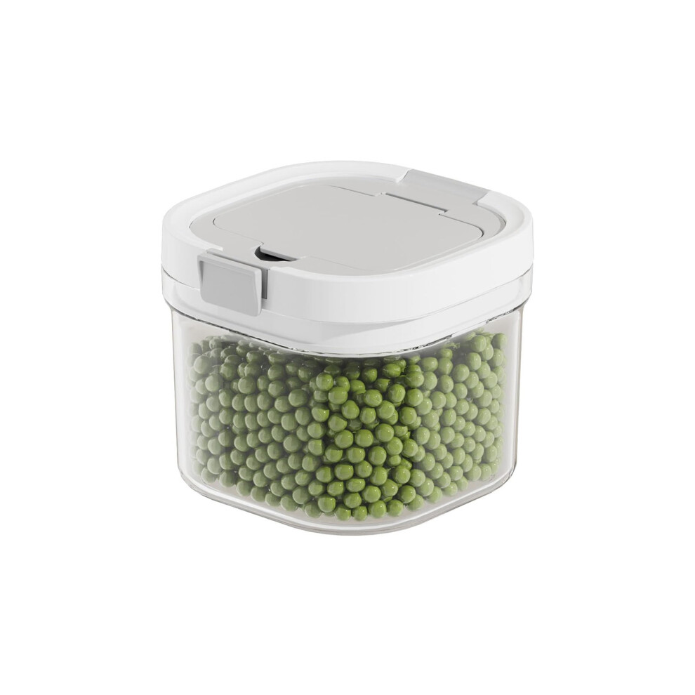 Plastic Food Organizers Having Attached Spoon For Quick-S Clear 7755000534835