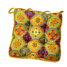 Coussin de chaise de Styles ethniques,-coussin couronne jaune