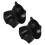 Elevated Dog Feeding Station Spill Proof And Stable-Black 1