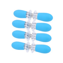 Ensemble de supports de maïs en acier antirouille pratiques-Bleu