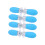 Thermoplastic Rubber Handle Nonrust Steel Corn Holders For-Blue 1