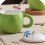 Fun Ceramic Mug Coconuts Shape 500ML Capacity Drinking Cup-Pink 5