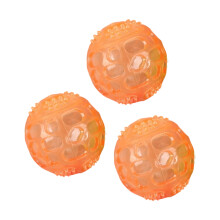 Jouet grinçant pour chien, lumière LED, jouet de nettoyage des