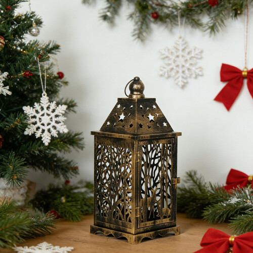 Lanterne à bougie décorative pour centres de table, bougeoirs-S 2