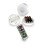 3 pcs LED Wireless Lights with Remote Control compatible Cabinet, Display Case, Wardrobe_White light_Surprise Gift 3