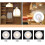3 pcs LED Wireless Lights with Remote Control compatible Cabinet, Display Case, Wardrobe_White light_Surprise Gift 5