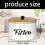 Natural Wood Coffee Filter Dispenser Box With Open-Black 1 5