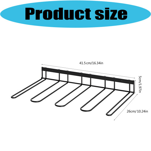 Versatile Metal Shoe Organizers Wall Mounted Rack For Boot And 2