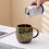 Glazed Ceramic Tea Cup 20Ounce Capacity Ideal For-Green 6