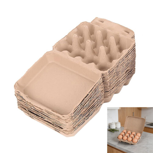 Cartons d'œufs avec 12 compartiments, 50 pièces/paquet, parfaits 1
