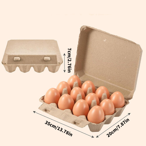Cartons d'œufs avec 12 compartiments, 50 pièces/paquet, parfaits 2