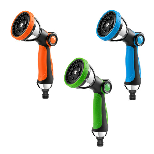 Water Hose Nozzle Multifunctional for Cleaning-blue black 2