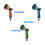 Water Hose Nozzle Multifunctional for Cleaning-blue black 5