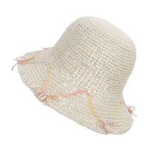 Lightweight Foldable Victorian Hat Adjustable-Milky white M
