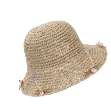 Fashionable Straw Hat For Women Foldable Design-Beige M