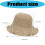 Lightweight Foldable Victorian Hat Adjustable-Milky white M 4