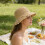 Lightweight Foldable Victorian Hat Adjustable-Milky white M 6