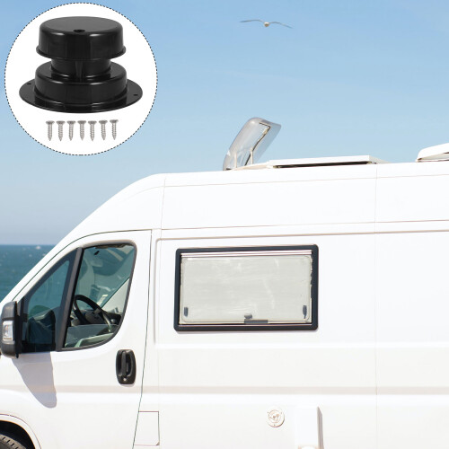 Cache Ventilation Toit Rv Plastique Noir Pour Plomberie 2