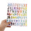 50Sheets Waterproof Vinyl Sticker Letters for Decoration Use 7